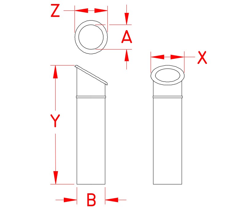 Rubber Rod Holder Liner, S3611-1000, S3611-1001, Line Drawing Rubber Rod Holder Liner, S3611-1000, S3611-1001, Line Drawing